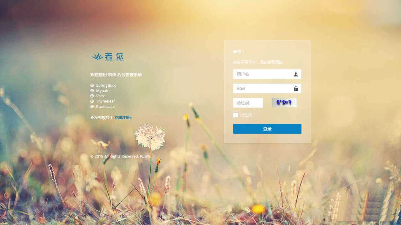 图片[4] - RuoYi若依管理系统最新版 基于SpringBoot的权限管理系统 - 简单网创项目资源网