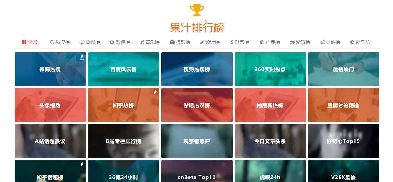 精美网址导航及热点热搜影视排行榜源码 - 简单网创项目资源网