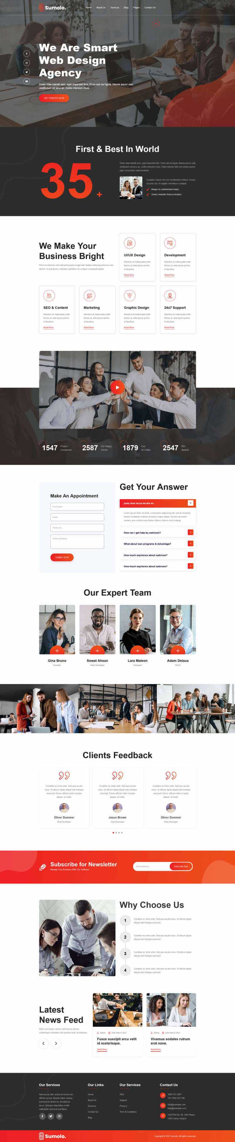 web软件应用开发公司官网html5模板 - 简单网创项目资源网