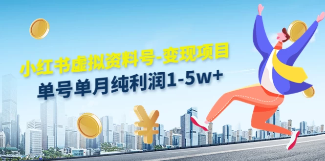 虚拟资料号变现项目，单月单号纯利润1W+，实操玩法分享 - 简单网创项目资源网