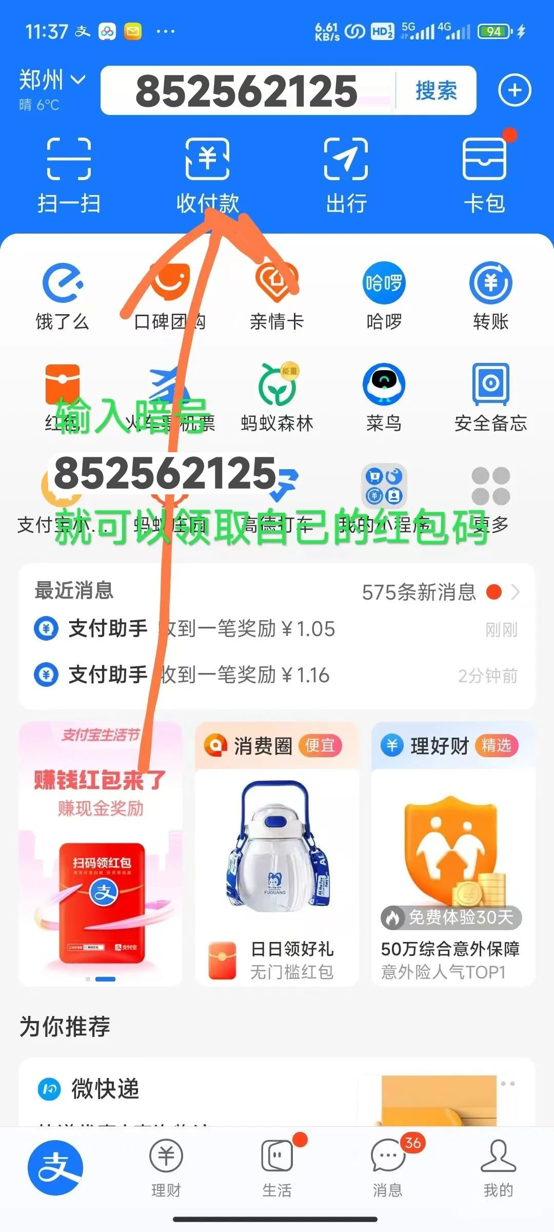 图片[12] - 支付宝红包怎么玩，支付宝领红包，赚领现金奖励 - 简单网创项目资源网