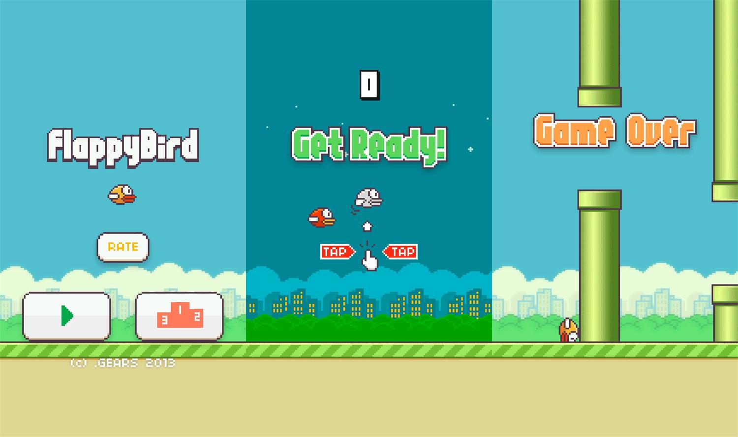 娱乐闯关游戏 像素鸟 - 简单网创项目资源网