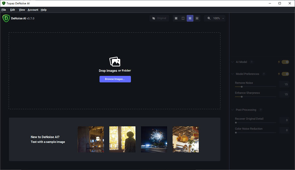 图像处理软件 Topaz DeNoise AI v3.7.1 便携版 - 简单网创项目资源网