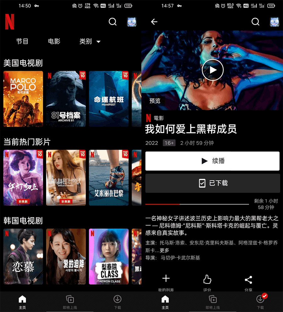 安卓 Netflix v8.20.0 正式版 /  v8.13.0 解锁订阅版 - 简单网创项目资源网