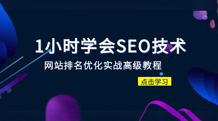 1 小时学会 SEO 技术：网站排名优化实战高级教程，秒杀市面 95% 收费几千的 SEO 教程 - 简单网创项目资源网