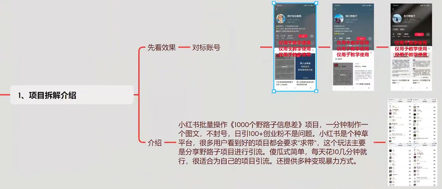 图片[2] - 小红书批量操作《 1000 个野路子信息差》玩法，日引 100+ 创业粉，一分钟一个图文 - 简单网创项目资源网
