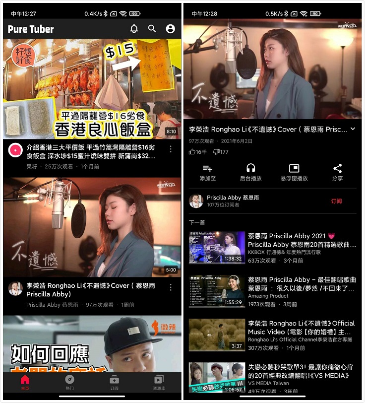 油管纯净版 Pure Tuber v2.15.20.103 解锁VIP - 简单网创项目资源网