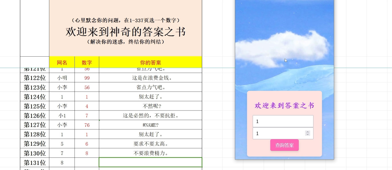 答案之书网页版,全新玩法,搭配文档和网页,零门槛、小白首选副业 答案之书网页版,全新玩法,搭配文档和网页,零门槛、小白首选副业