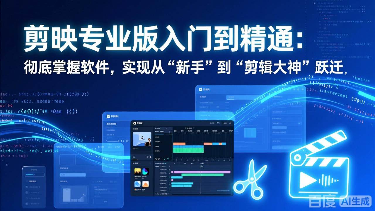 （17321期）剪映专业版入门到精通：彻底掌握软件，实现从“新手”到“剪辑大神”跃迁 - 简单网创项目资源网